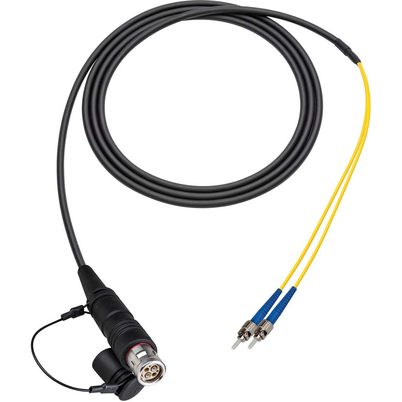 HF-FUWST-BO-06 Camplex LEMO FUW to Dual ST In-Line Fiber Optic Breakout Cable
